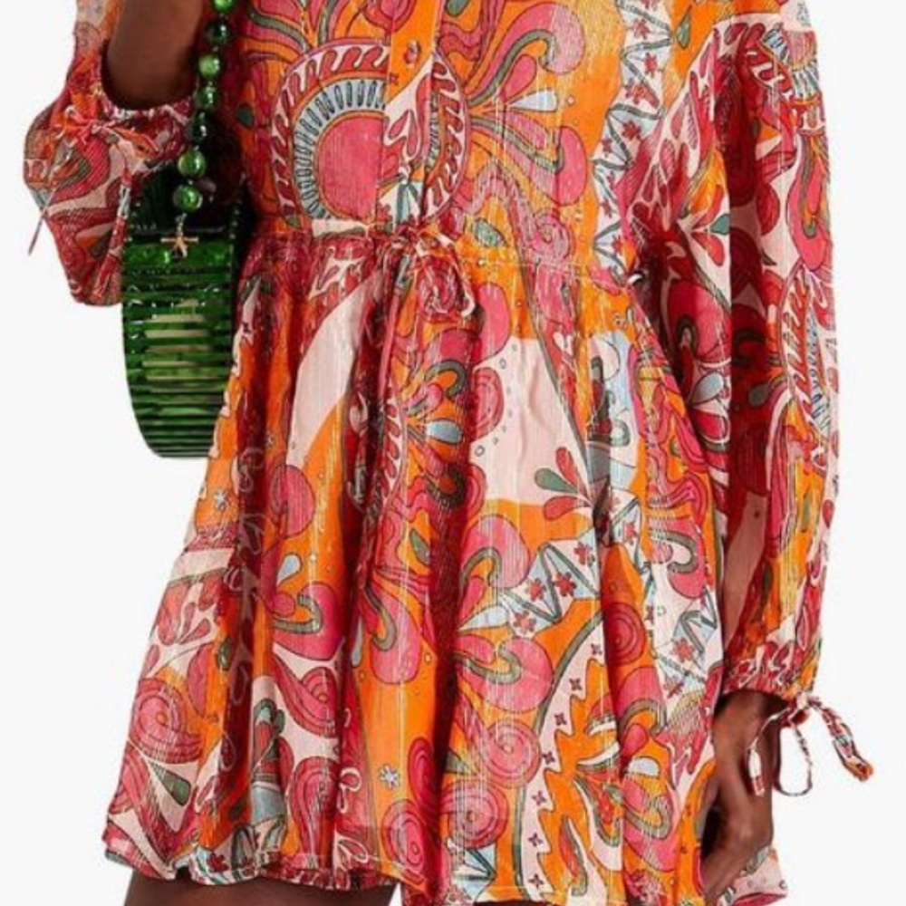 NWT Sundress Blair dress in Marbella Havana Framboise